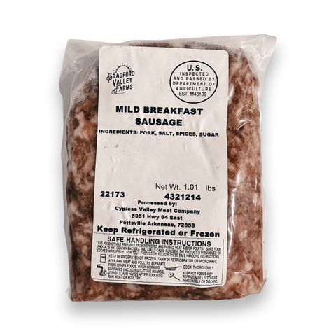 Mild Pork Breakfast Sausage, ~1lb