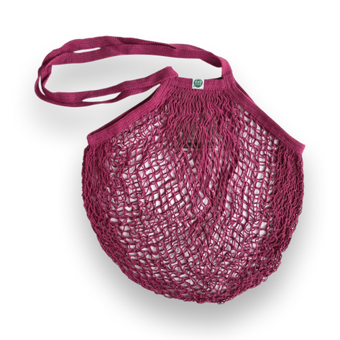 Buy cranberry ECOBAGS String Bag, Long Handle