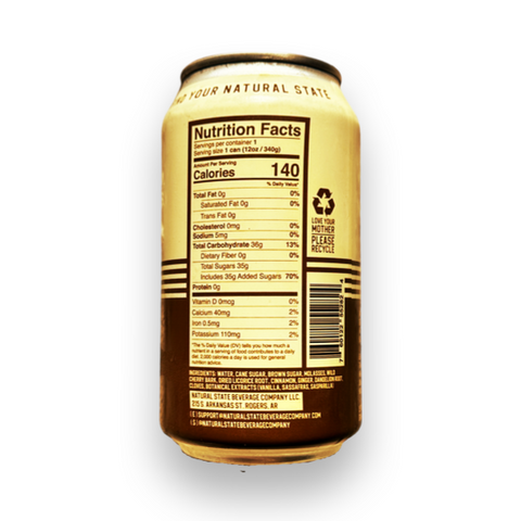 Root Beer Natural Soda, 12oz - 0