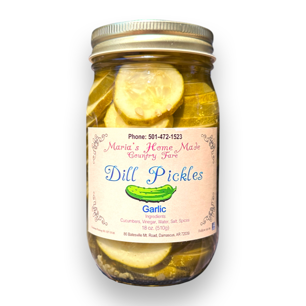 Garlic Dill Pickles, 18oz - 1