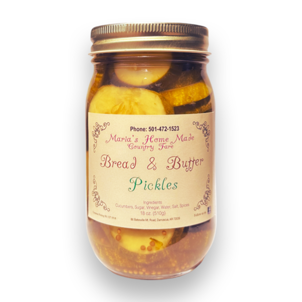 Bread & Butter Pickles, 18oz - 1
