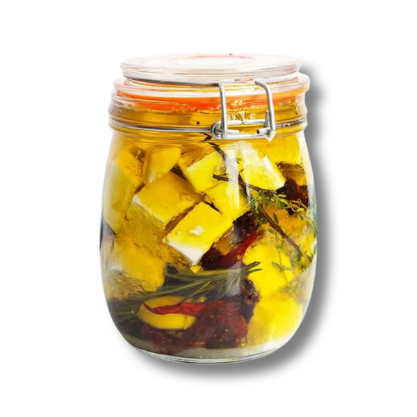 Marinated Fresh Mozzarella Cheese, Large - 1