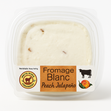 Peach Jalapeño Fromage Blanc, 5oz
