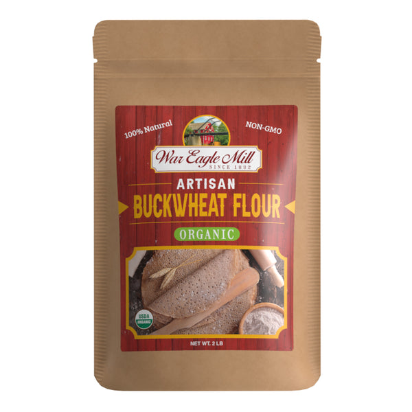 Organic Buckwheat Flour, 2lbs - 1