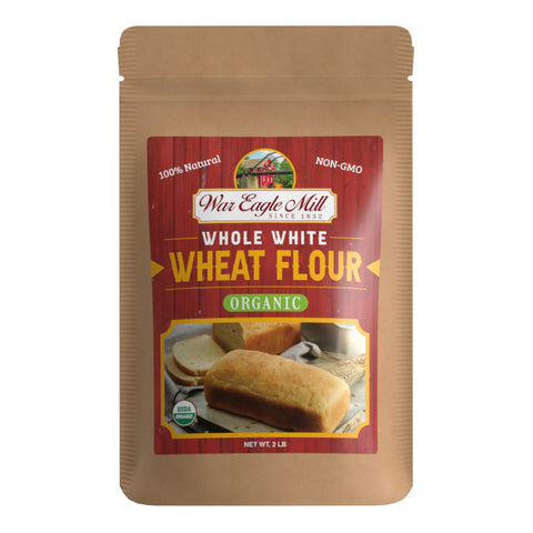 Organic Whole White Wheat Flour, 2lb
