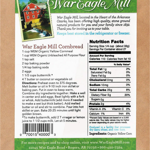 Yellow Cornmeal, 2lb - 0