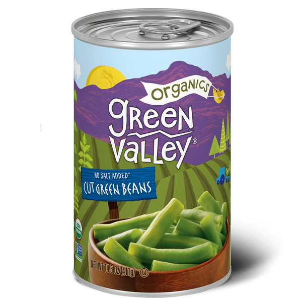 Organic Cut Green Beans, 14.5oz - 1