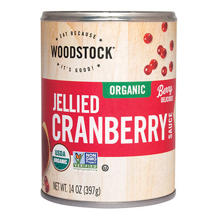 Organic Jellied Cranberry Sauce, 14oz - 1