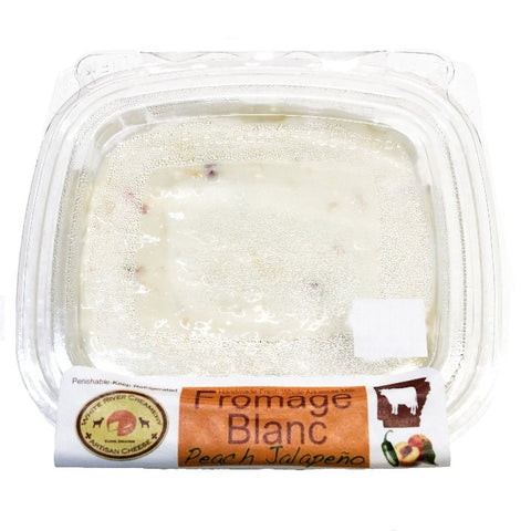 Peach Jalapeño Fromage Blanc, 5oz