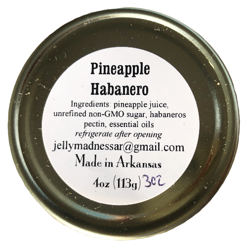 Pineapple Habanero Jelly, 4oz - 2
