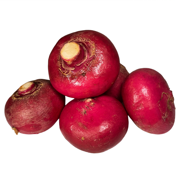 Scarlet Queen Turnips, 1lb - 1