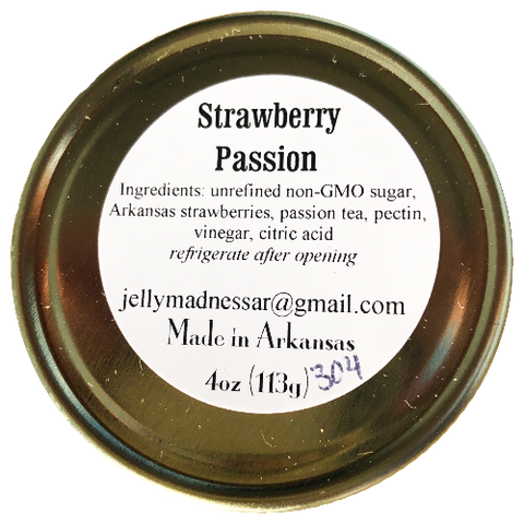 Strawberry Passion Jelly, 4oz - 0