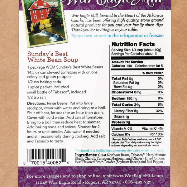 Sunday's Best White Bean Soup Mix, 1lb - 3